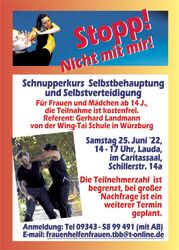 Schnupperkurs Selbstbehauptung und Selbstverteidigung